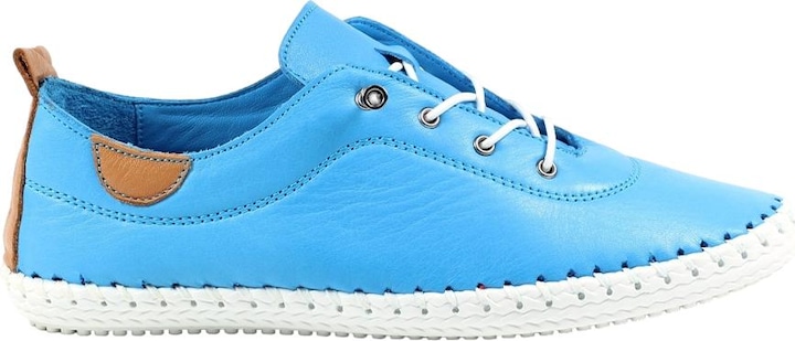 Actual product image Lunar Womens/Ladies St Ives Leather Plimsolls (38)