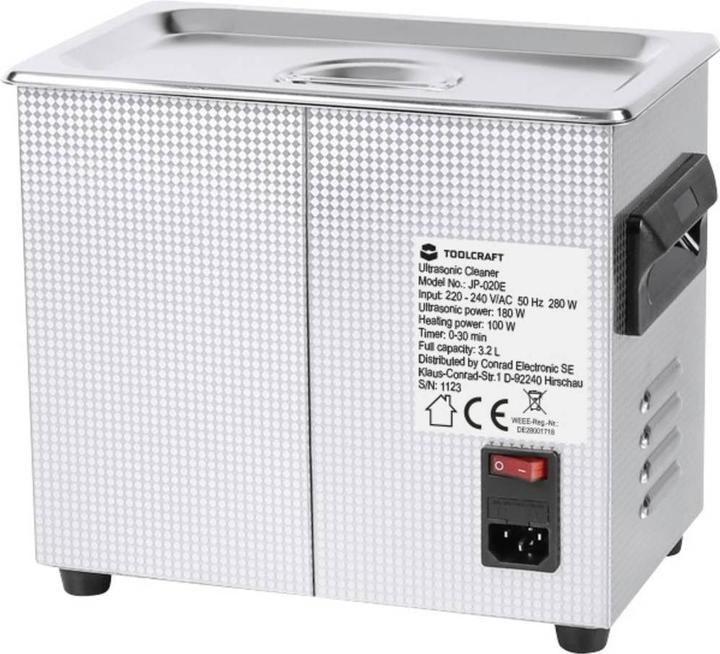 Productafbeelding Toolcraft TO-8769666 (40 kHz, 3200 ml)