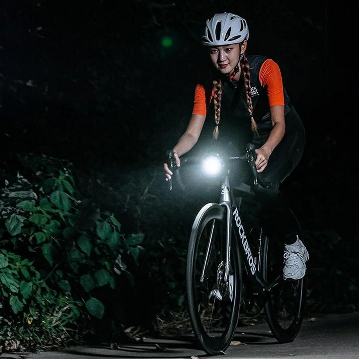 Actual product image Rockbros RHL1550 front bicycle light 5000mAh 1500lm IPX6 - black (1500 lm)