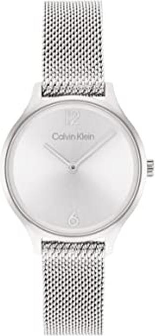Produktbild Calvin Klein Womens Analogue Quartz Watch with Stainless Steel Strap 25200058 band ring (Analoguhr, 28 mm)