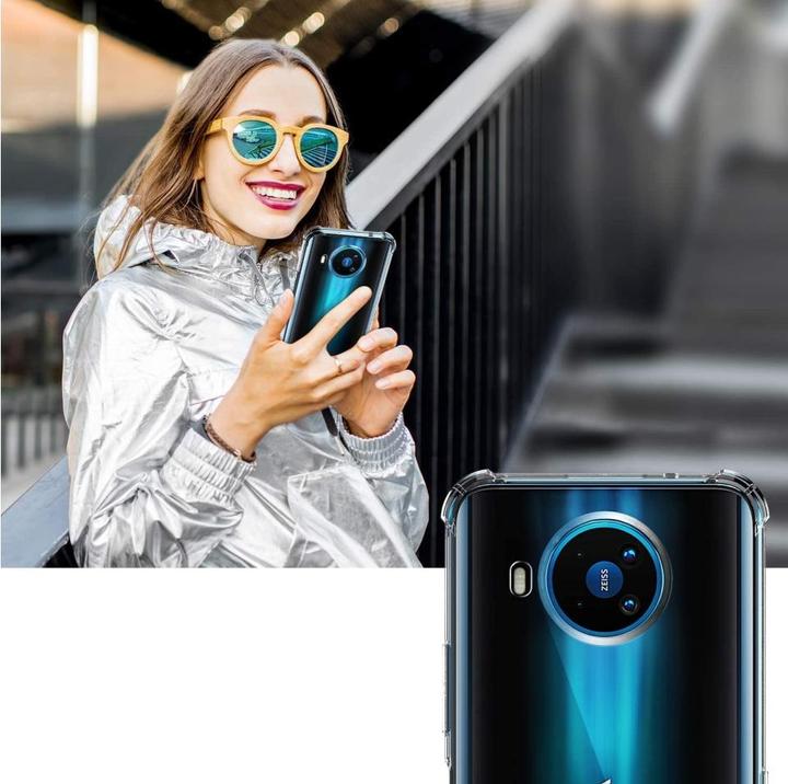Actual product image Screenguard Nokia 8.3 Crystal Soft Airbag Bumper (Nokia 8.3)