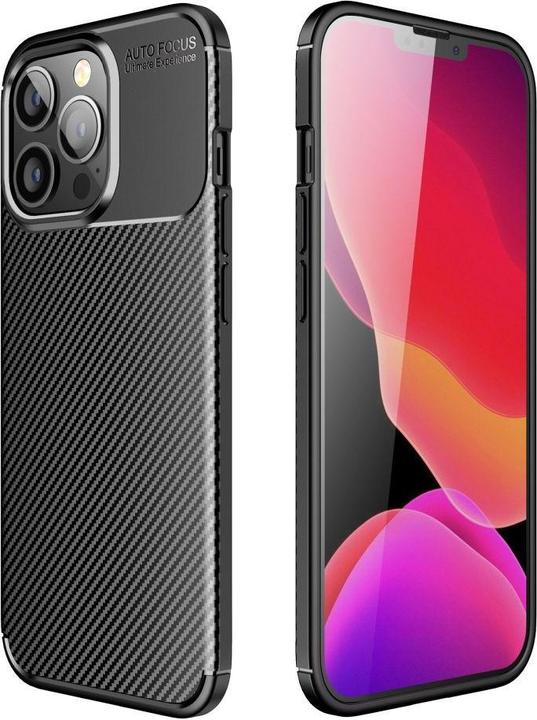 Produktbild OEM Back panel cover Case CARBON PREMIUM for IPHONE XR black (Apple iPhone XR)