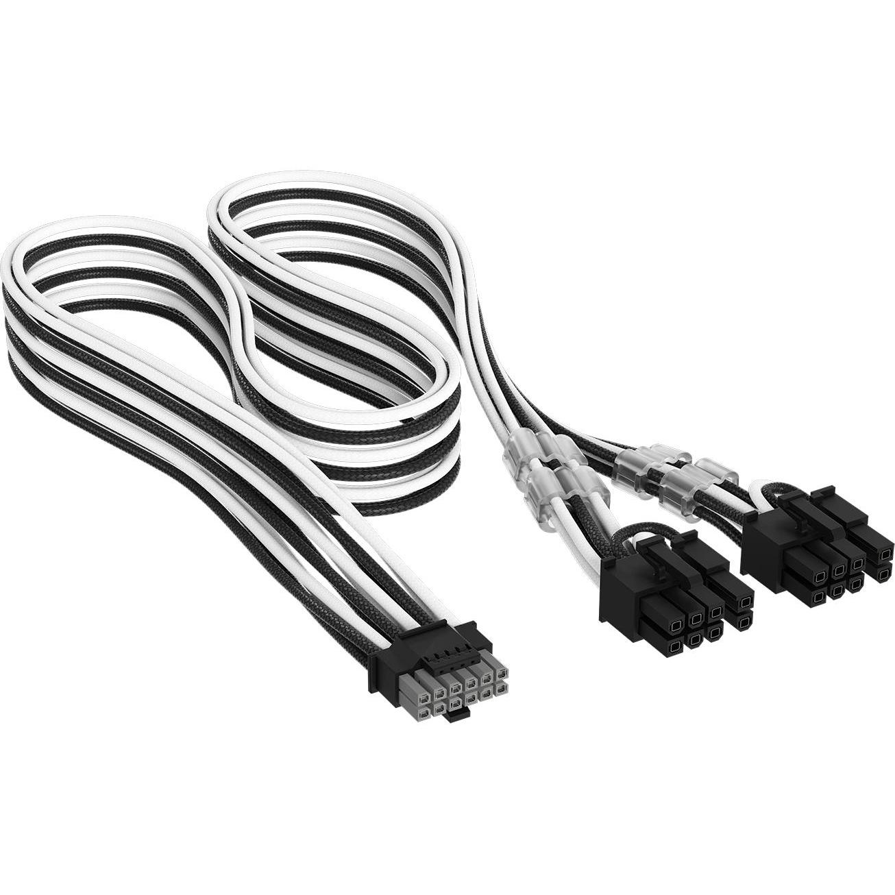 Corsair Stromkabel PCIe 12V-2x6 auf 2x 8-Pin 65 cm (65 cm, 12V-2x6), Cavo interno (PC)