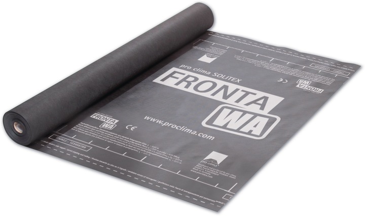 Pro Clima Membrana per facciate SOLITEX FRONTA® WA (7.50 kg, Nero)