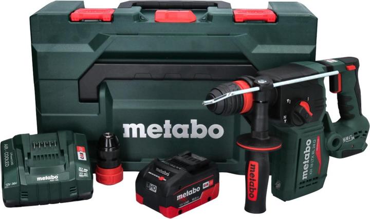 Immagine prodotto Metabo KH 18 LTX BL 24 Q Batteria combinata martello 18 V 2,2 J + 1x batteria 10,0 Ah + caricatore + (Batteria ricaricabile)
