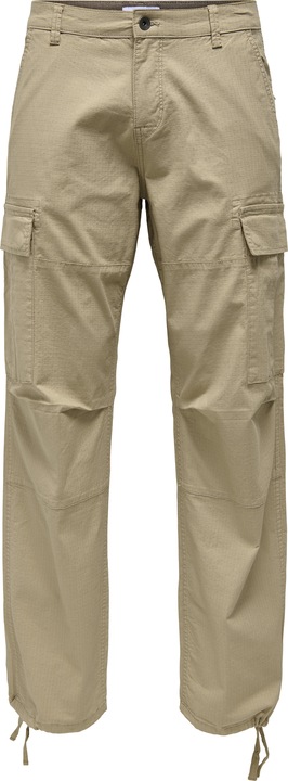 Only & Sons Locker geschnitten Mittlere Taille Gummizug Cargohose Hose