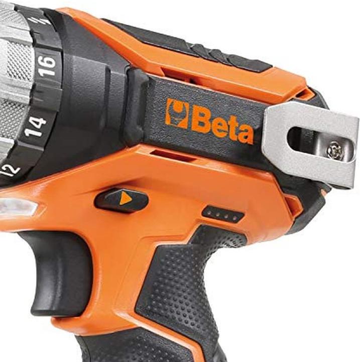 Produktbild BETA Ultrakompakter Akku-Bohrschrauber mit 2 Geschwindigkeiten, LED-Beleuchtung und Antirutschgriff (Akkubetrieb)