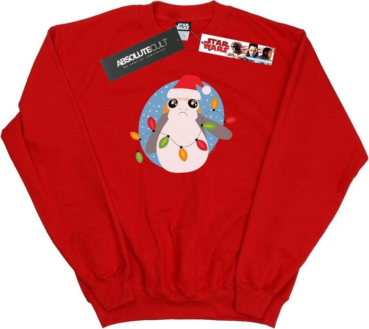 Produktbild Star Wars The Last Jedi Porg Christmas Lights Sweatshirt (4XL)