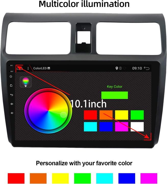Actual product image Joyx Navi Android 12 Car Radio 4G64G Suzuki Swift (Android car, Apple Carplay)