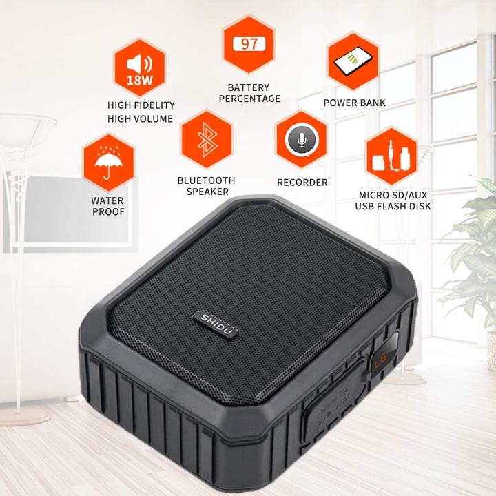 Produktbild Shidu S611 Wireless Sprachverstärker Bluetooth Lautsprecher