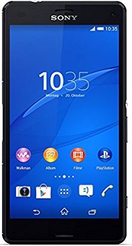 Sony Xperia Z3 Compact, Black (16 GB, Black, 4.60", Single SIM, 20.70 Mpx, 4G)