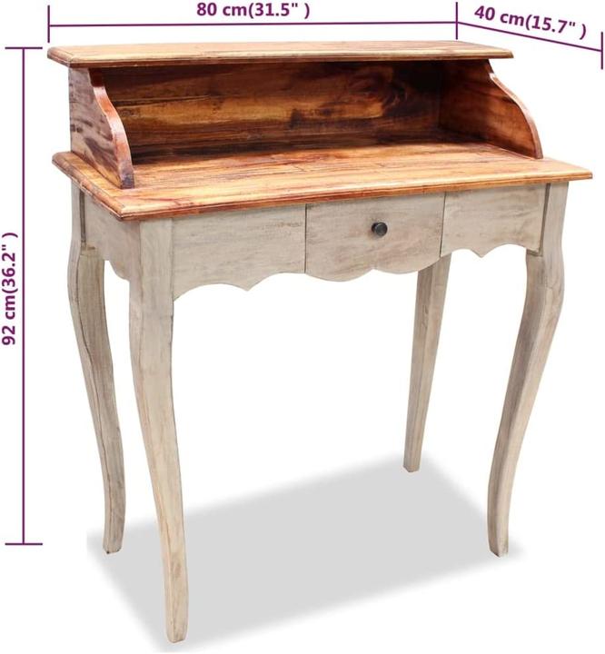 Immagine prodotto vidaXL Schreibtisch (80 x 40 x 92 cm)