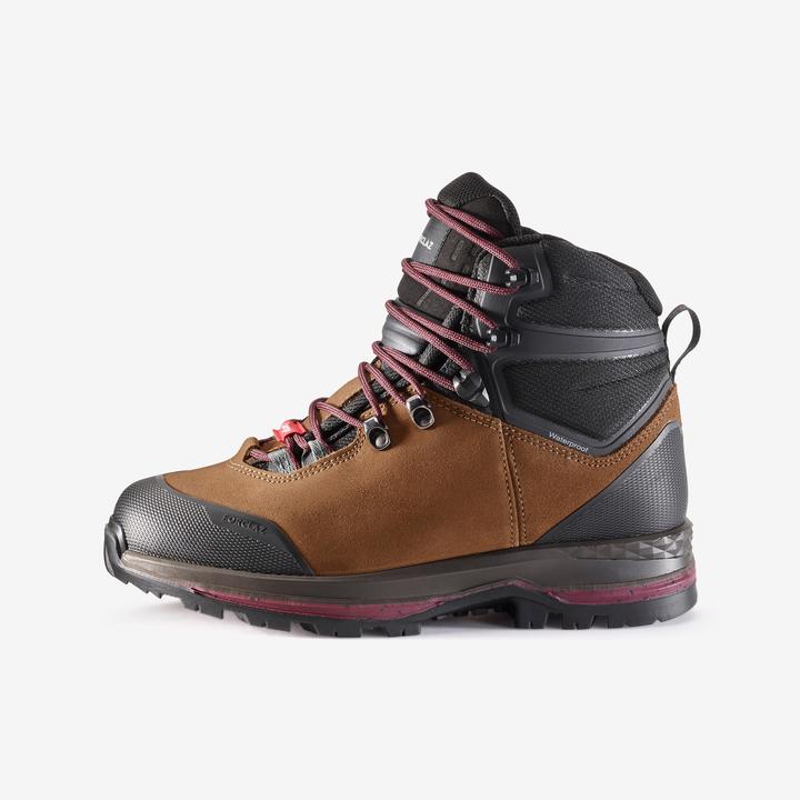 Image du produit Forclaz Chaussures Trekking Cuir Imperméables - Mt00 - Large - Femme Haute (38)