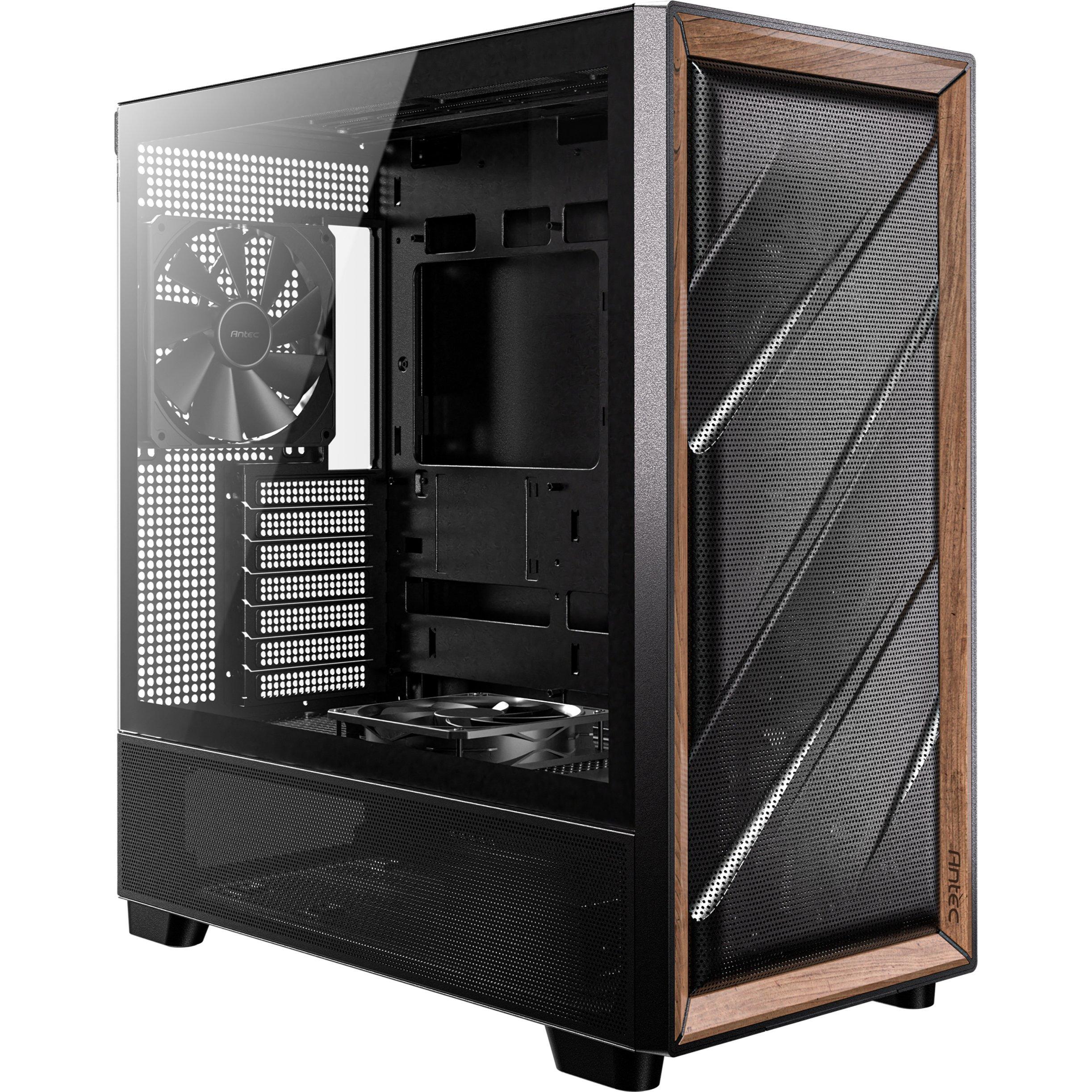 Antec Flux (ITX, ATX, mATX), PC Gehäuse, Schwarz