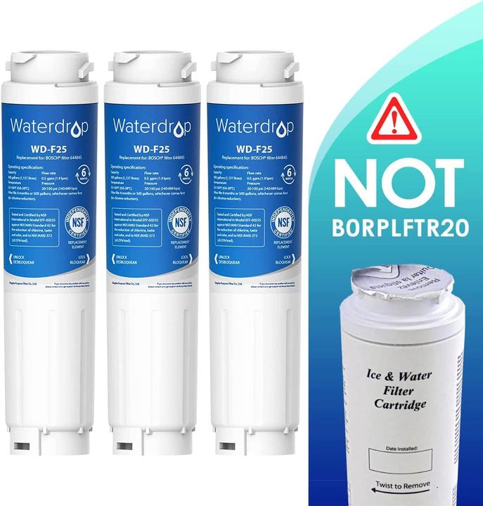 Immagine prodotto Waterdrop Sostituzione del filtro dell'acqua del frigorifero WD-F25 (2 x)