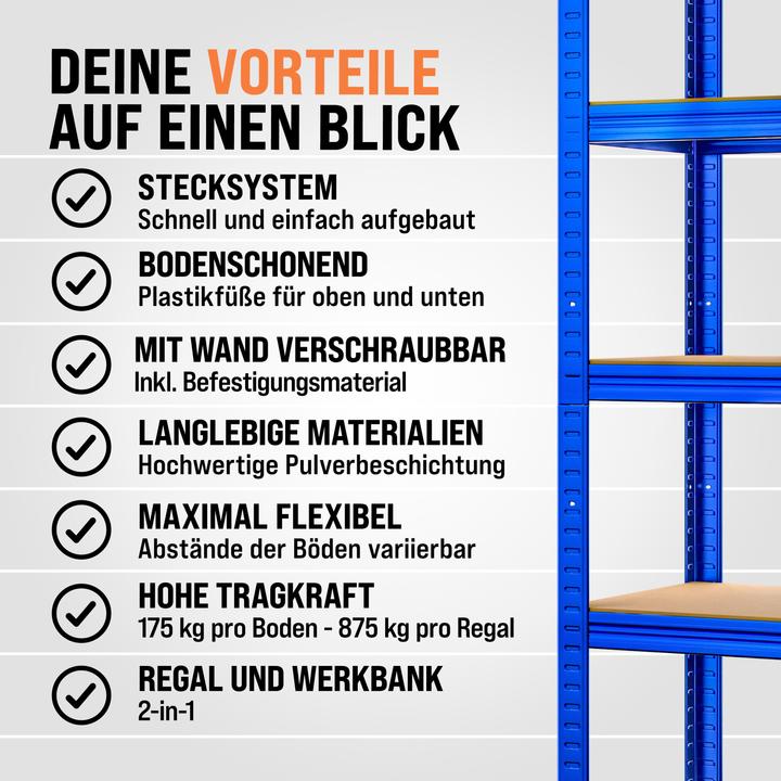 Produktbild Monzana Schwerlastregal