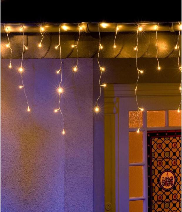Actual product image Konstsmide LED Curtain of Lights Sleet (16.30 m)