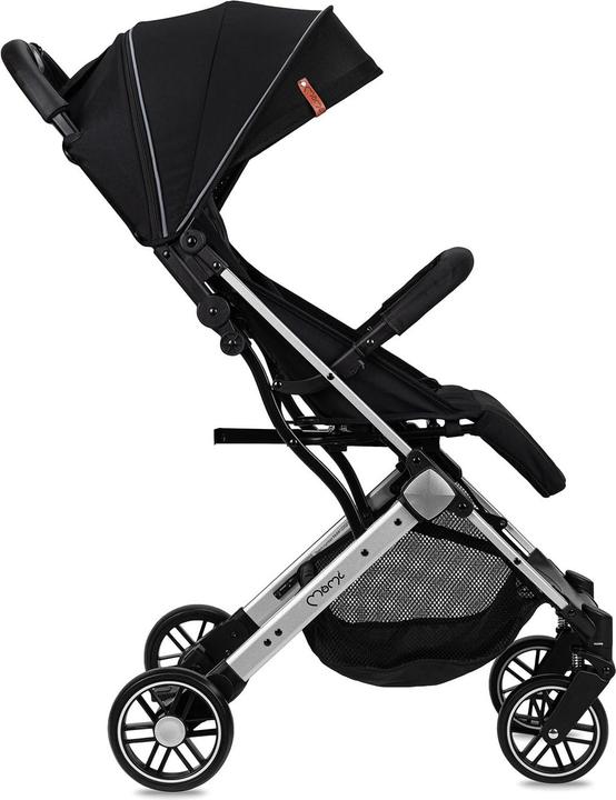 Image du produit MoMi ESTELLE LIGHT schwarz mit silbernem Gestell / Sportwagen / ab 6 Monaten / bis 15 kg