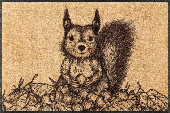 Produktbild Wash + Dry Fussmatte 50 x 75 cm Squirry beige (70 x 75 cm)