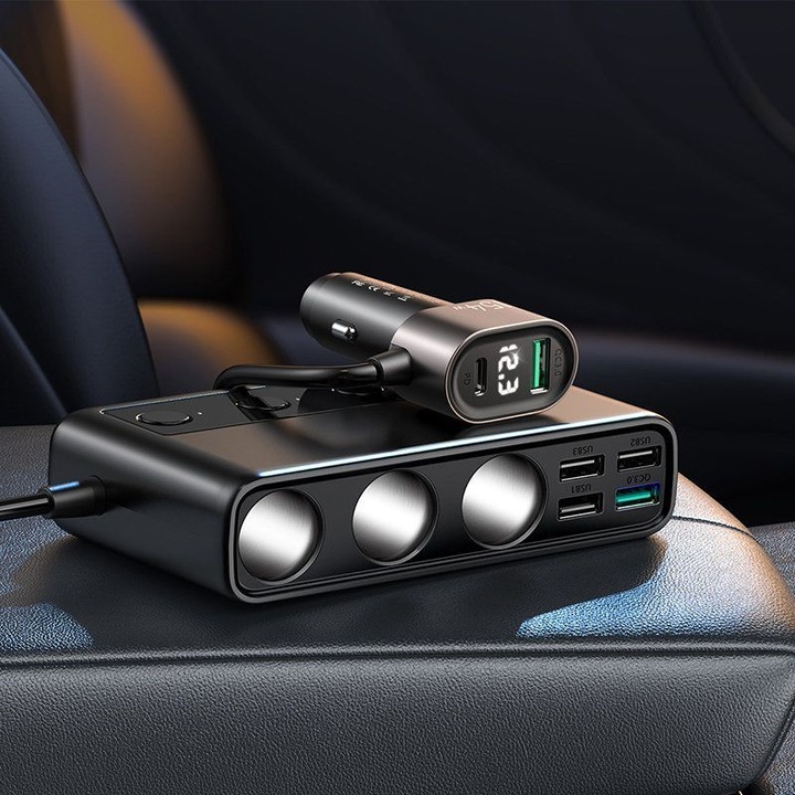 Actual product image Joyroom Multiport Car Cigarette Lighter
