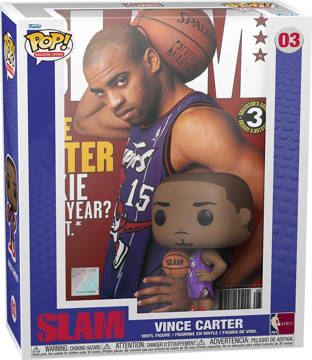 Actual product image Funko POP! - NBA Cover Basketball: Vince Carter
