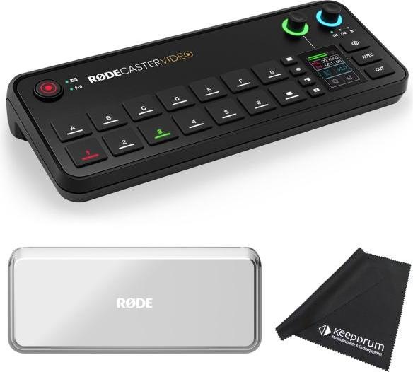 RØDE Rodecaster Video Konsole für Audio- und Videoproduktion mit Abdeckung