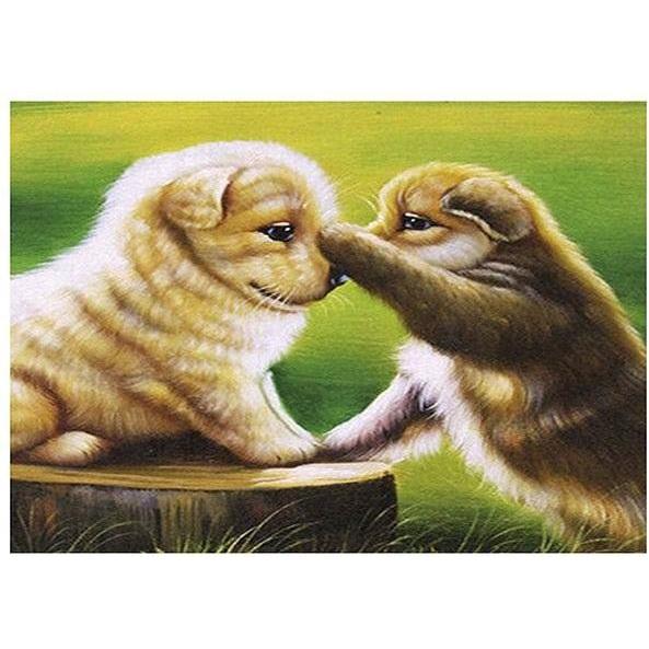 Norimpex 5D-Diamantmosaik - Hunde 40x30cm