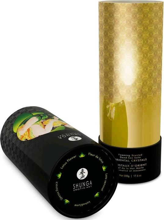 Actual product image Shunga Oriental Crystals Bath Salts Lotus Flower 500 gram (Bath truffles)