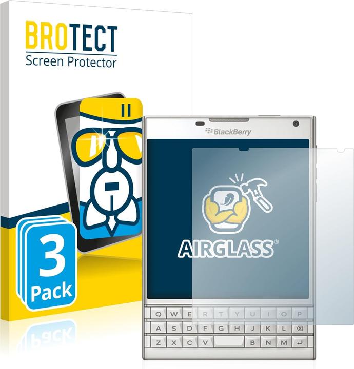 Immagine prodotto BROTECT AirGlass Vetro (3 Pezzo/i, Blackberry Passport)