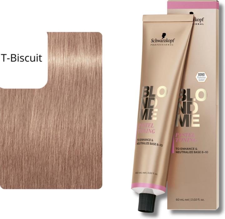 Produktbild Schwarzkopf Blondme - Pastel Toning Biscuit (T-Biscuit)
