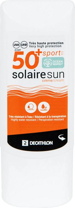 Image du produit Decathlon protection solaire sport spf 50+ 50ml 342525