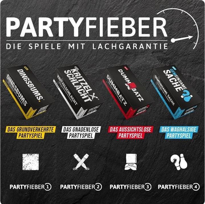 Produktbild Denkriesen Partyfieber - Kritzelschlacht (d) (Deutsch, 3 - 8 Spieler)
