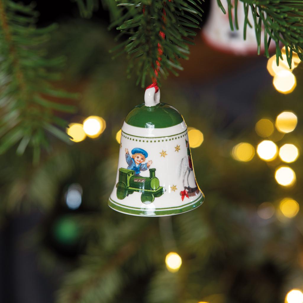Thumbnail - Villeroy & Boch, Weihnachtsdeko, Multipack My Christmas Tree Glocke Spielzeug, grün - 6 Stück