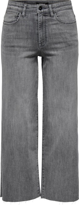 Only ONLANN-MADISON Hohe Taille Verkürzt Jeans Jeans mit weitem Bein (32)