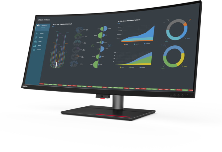 Produktbild Lenovo ThinkVision P40w-20 (5120 x 2160 Pixel, 40")