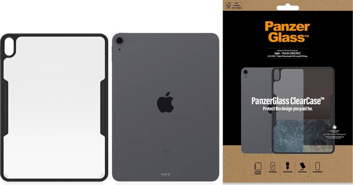 Actual product image PanzerGlass Back Cover ClearCase Black Edition AB iPad Air (2020) (IPad Air (2022))