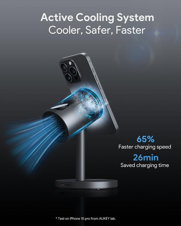 Image du produit Aukey MagFusion 3-en-1 Pro (15 W)