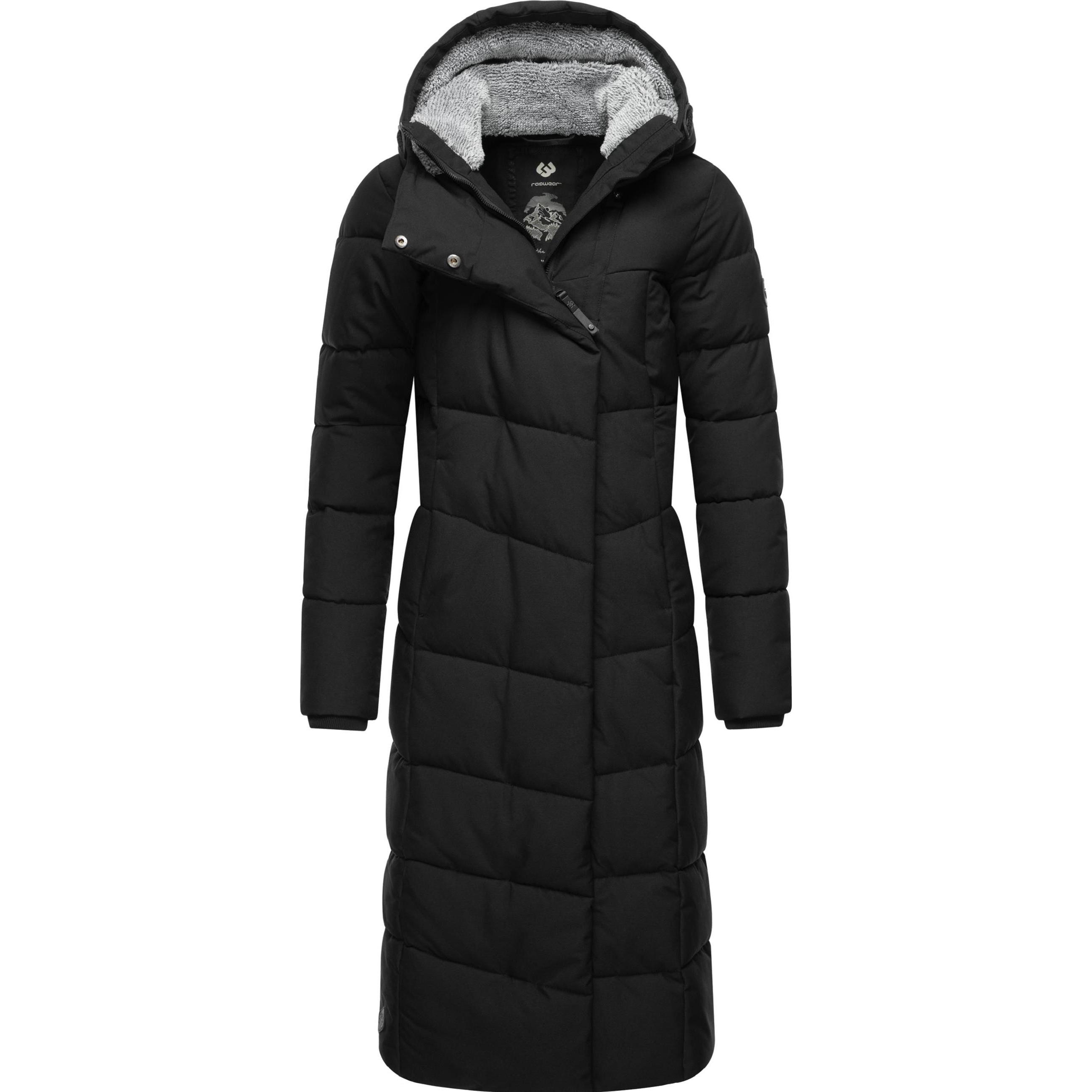 Ragwear, Damen, Jacke, Pavla Extralong (XXL), Schwarz, XXL