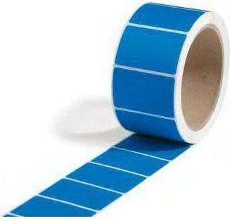 Image du produit Transpak Étiquettes de sécurité Dimensions 38x32mm bleu bleu