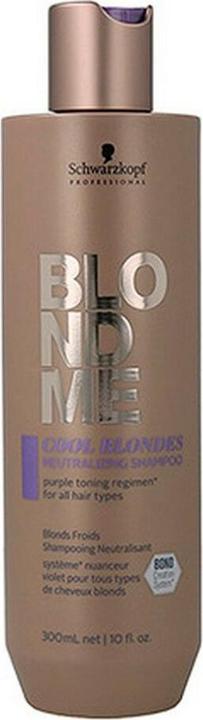 Produktbild Schwarzkopf Blondme - Cool Blondes Neutralizing Shampoo (1000 ml, Flüssiges Shampoo)