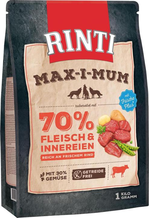 Produktbild Rinti Max-i-mum Rind, 1kg (Adult, 1 Stk., 1000 g)