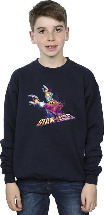 Actual product image Boys Guardians Of The Galaxy Abstract Star Lord Sweatshirt (152, 158)