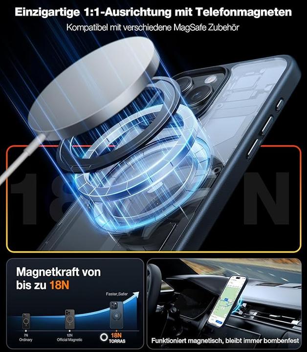 Immagine prodotto Torras UPRO Ostand Pro iPhone 15 Pro Max (Apple iPhone 15 Pro Max)