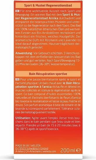 Produktbild Weleda Sport und Muskel Regenerationsbad (200 ml, Badeöl)
