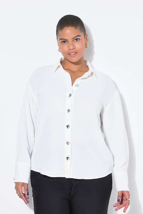 Produktbild Studio Untold Hemdbluse, oversized, Schmuckknöpfe (50, 52)