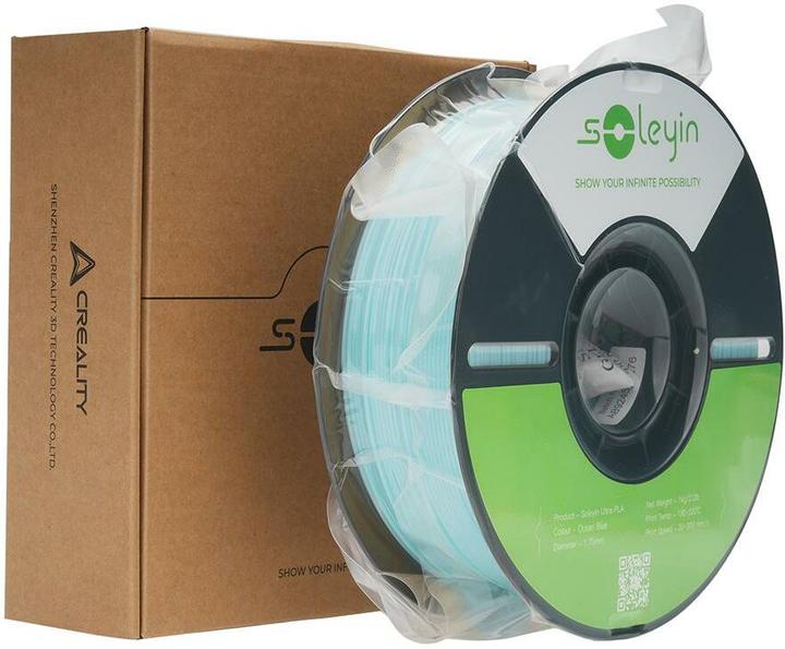 Actual product image Creality Filament Soleyin Ultra-PLA Blau 1.75 mm 1.29 kg (PLA, 1.75 mm, 1290 g, Blue)