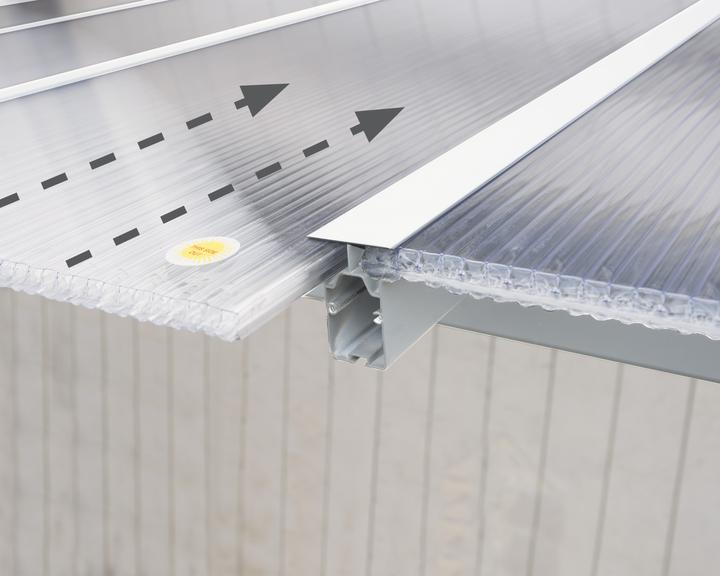 Actual product image Palram Canopia Olympia 3x4.2 patio roof 425 x 295 cm white