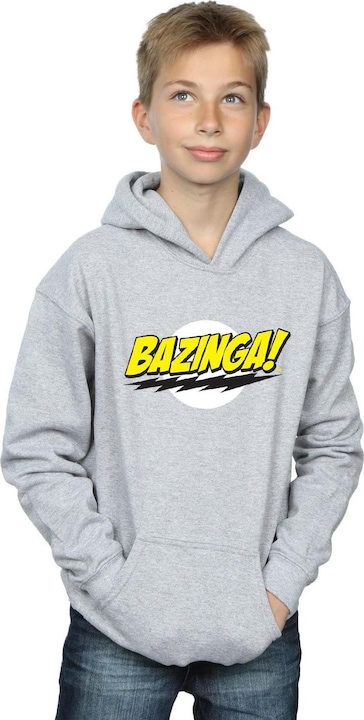 Immagine prodotto Dam Sheldon Bazinga Felpa con Cappuccio Ragazzi (152, 158)