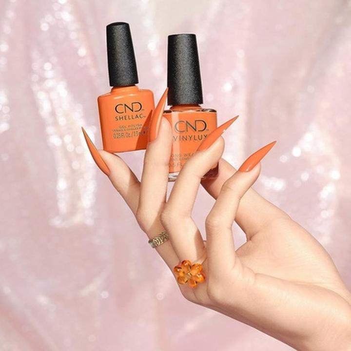 Actual product image CND Shellac Silky Sienna (Silky Sienna, Colour paint)