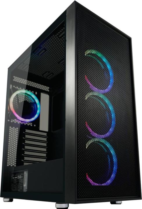 LC-Power Case Gaming 802B-ON Black Wandererd X RGB black retail (ATX, mATX, Mini-ITX)